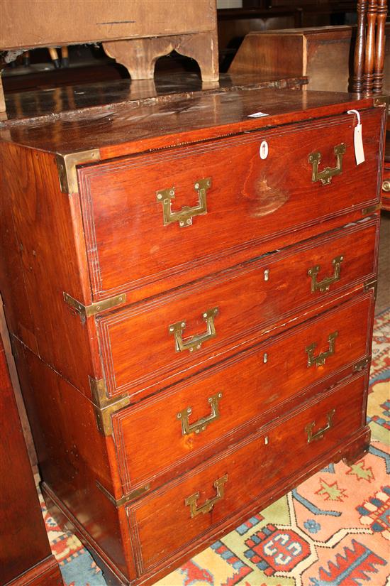 Mahogany military chest (modified)